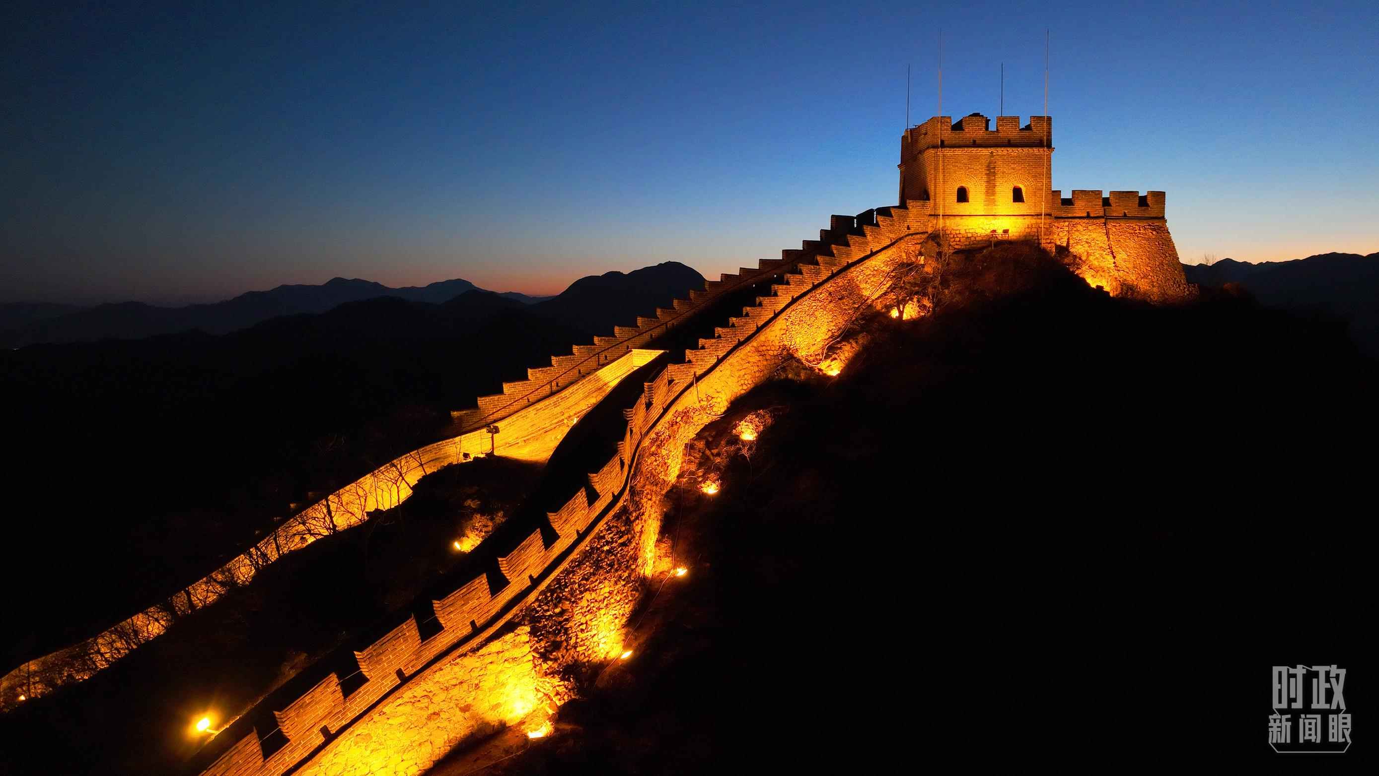 △北京居庸關長城。（總臺央視記者范凱拍攝）