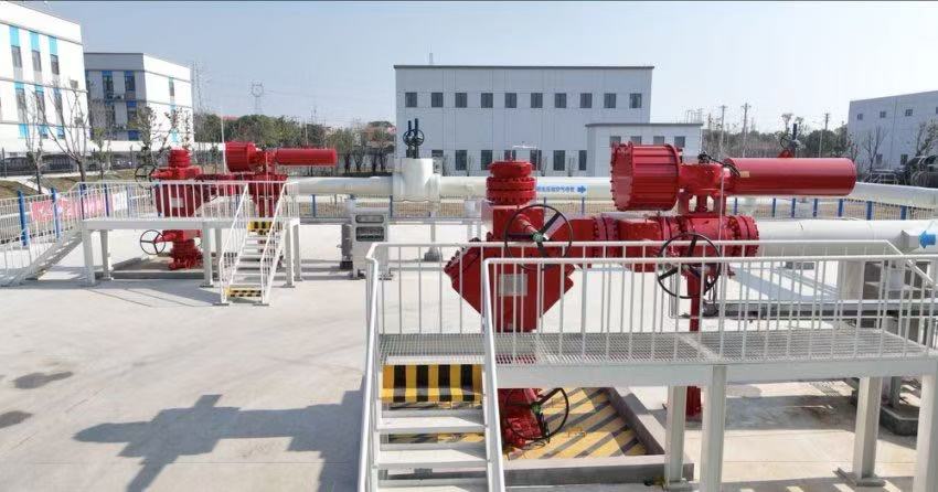 300兆瓦壓氣儲能示范工程鹽穴儲氣庫井場。受訪者供圖