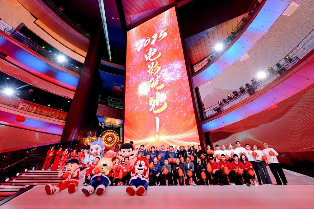 2025年春節(jié)檔電影主創(chuàng)合影。（圖片由主辦方提供）