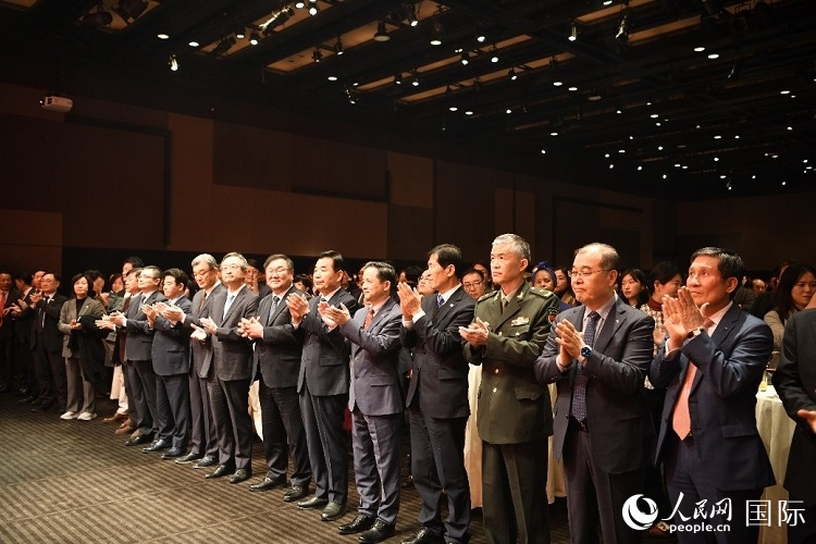 招待會(huì)現(xiàn)場(chǎng)。人民網(wǎng) 李帆攝