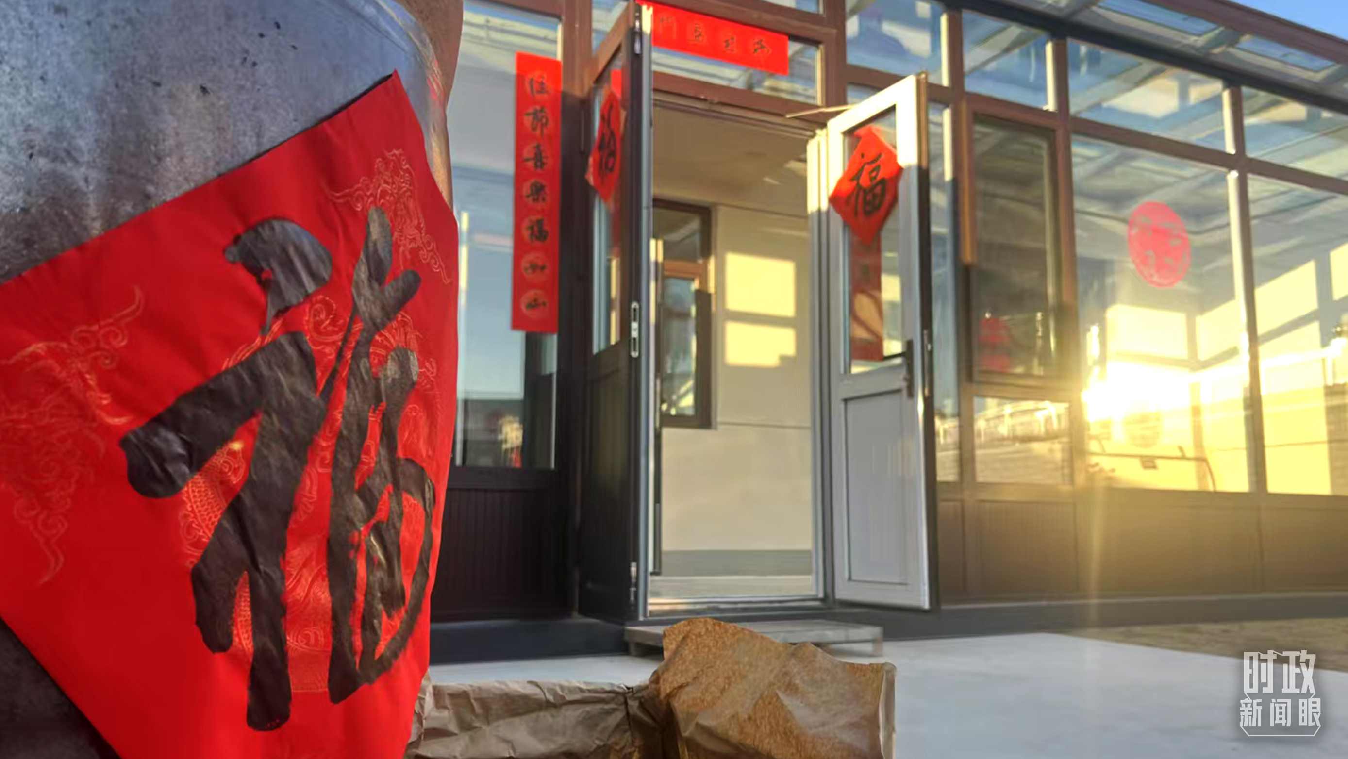 祝家溝村新居。（總臺央視記者李煒拍攝）