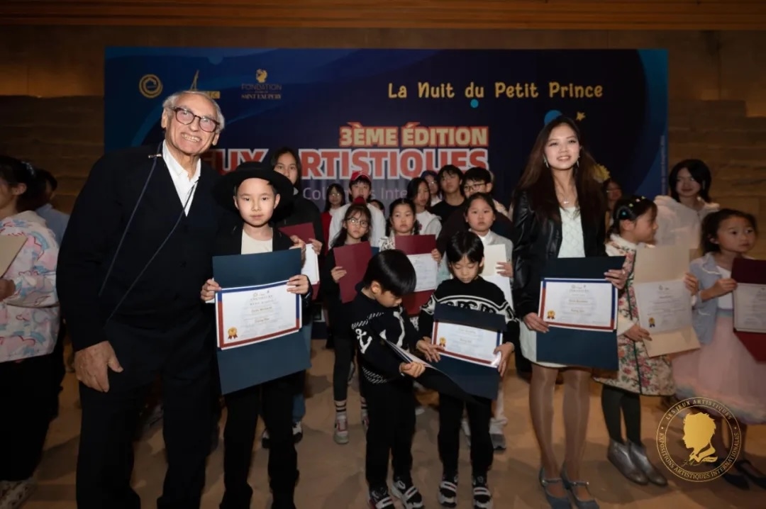 第三屆國際藝術聯(lián)創(chuàng)聯(lián)展盛大開幕。法中交流促進會供圖