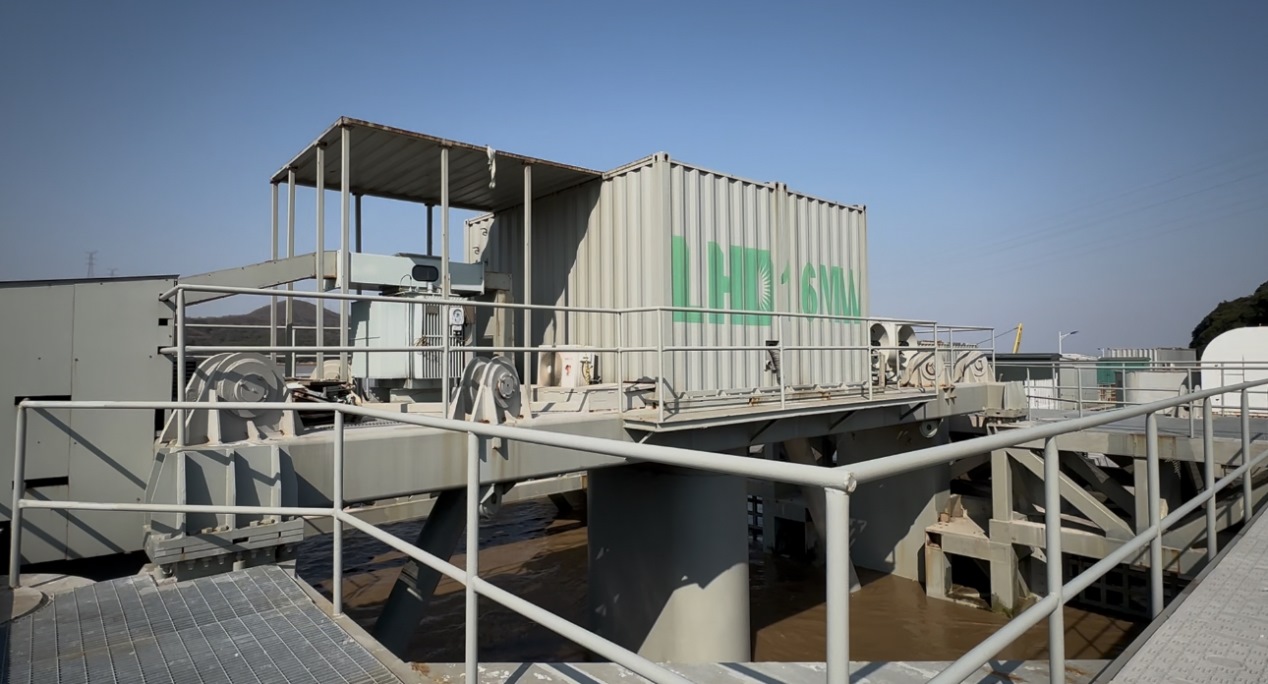 LHD潮流能發(fā)電站。人民網(wǎng)記者 王紹紹攝