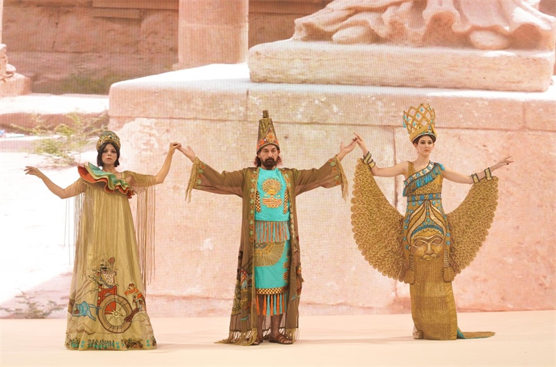 伊拉克時(shí)尚館去年9月舉辦的時(shí)裝展一景。伊拉克時(shí)尚館供圖