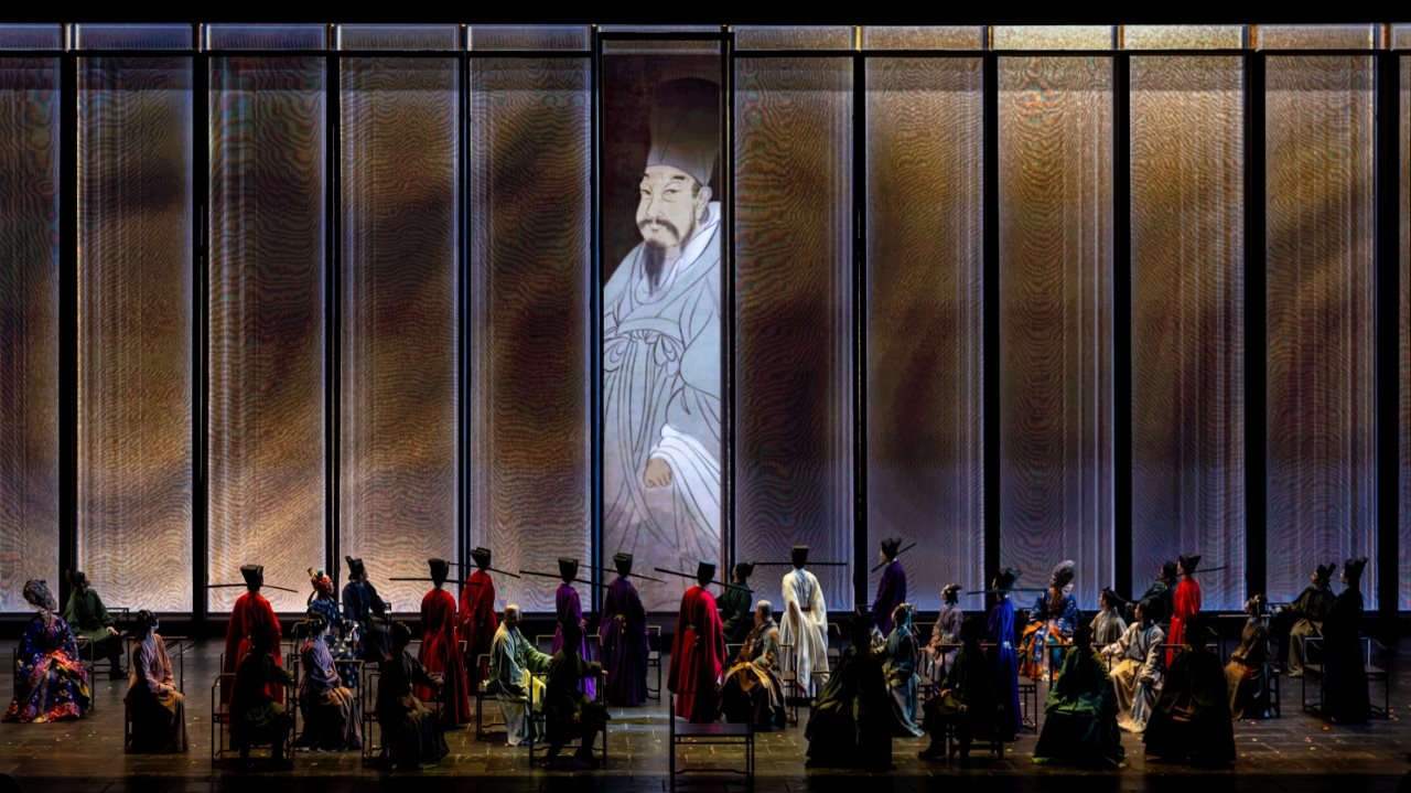 《蘇堤春曉》演出現(xiàn)場。國家話劇院供圖