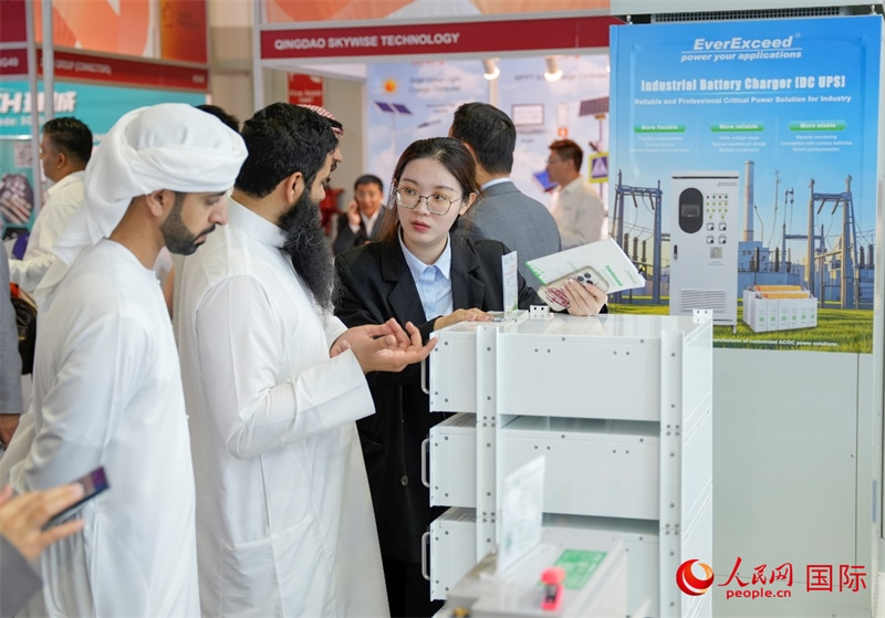 展會(huì)現(xiàn)場(chǎng)。人民網(wǎng) 塔里克·易卜拉欣攝