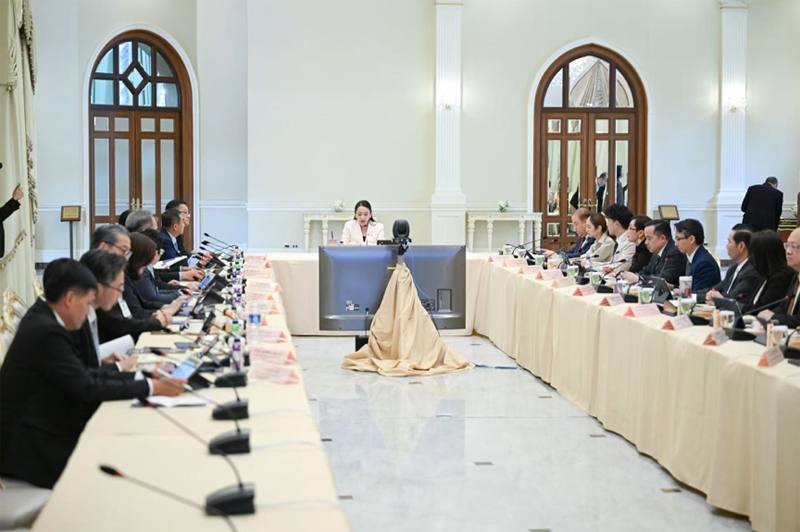 會議現(xiàn)場。泰國總理府供圖