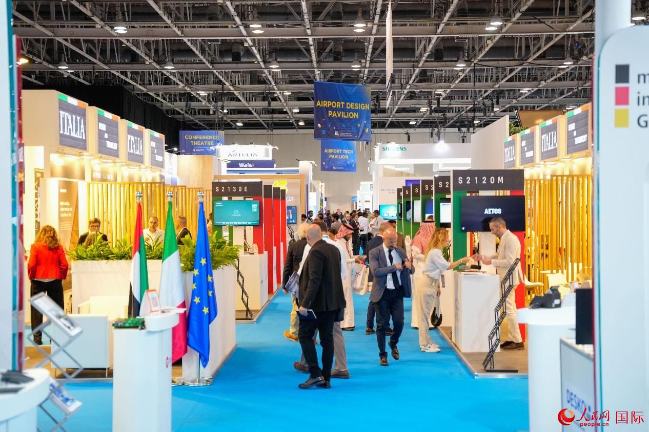 展會(huì)一景。人民網(wǎng)塔里克·易卜拉欣攝