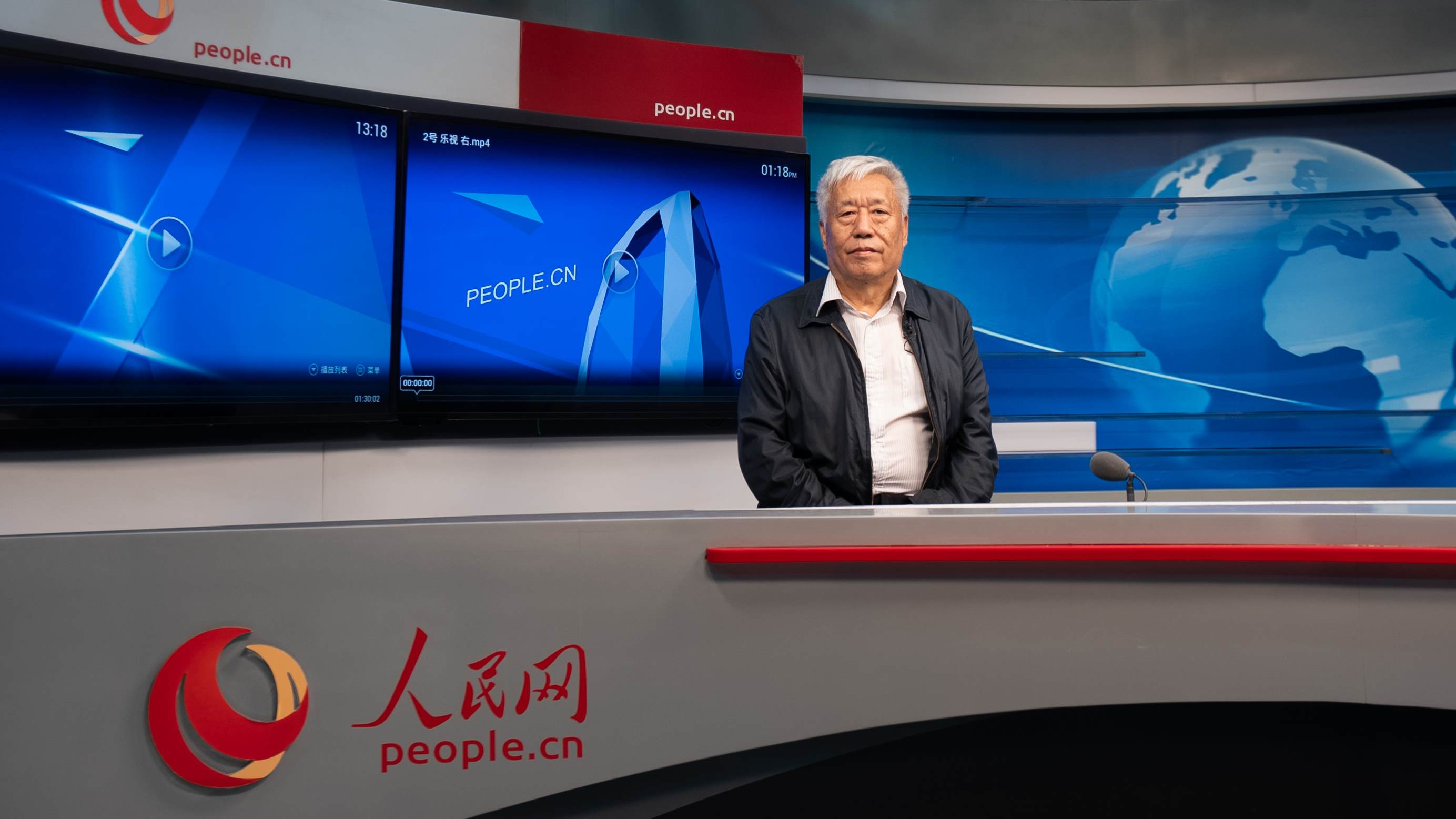 中國(guó)地震局地球物理研究所原副所長(zhǎng)、研究員高孟潭作客人民網(wǎng)。人民網(wǎng)記者 葛泰佚攝