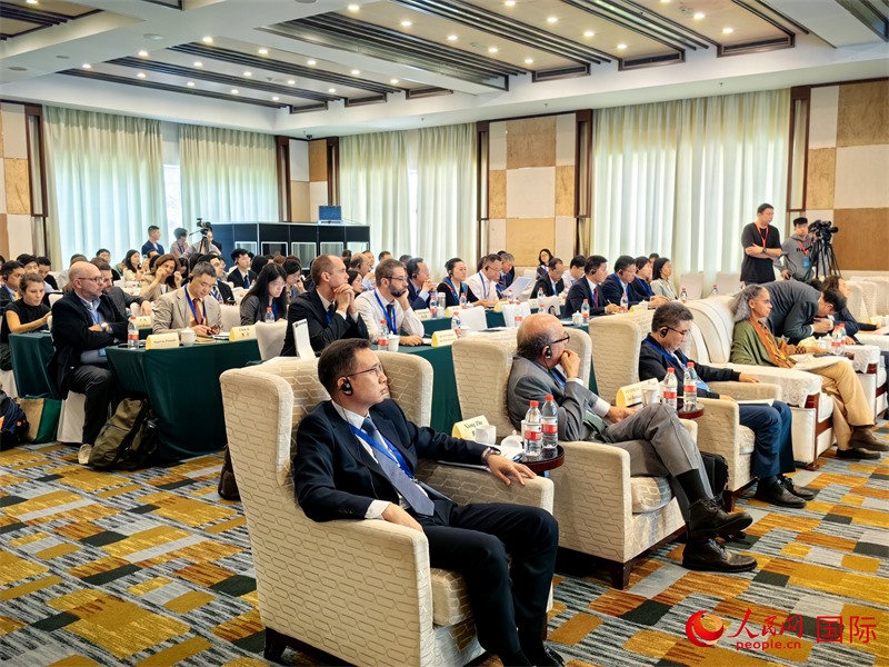 “通往COP30之路：中巴植樹造林和碳匯合作研討活動”現(xiàn)場。人民網(wǎng)記者 符園園攝