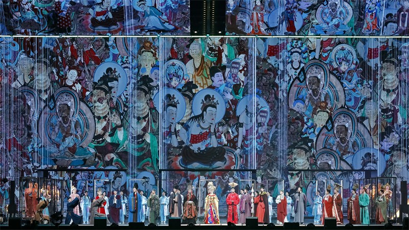 《受到召喚·敦煌》劇照。國話供圖