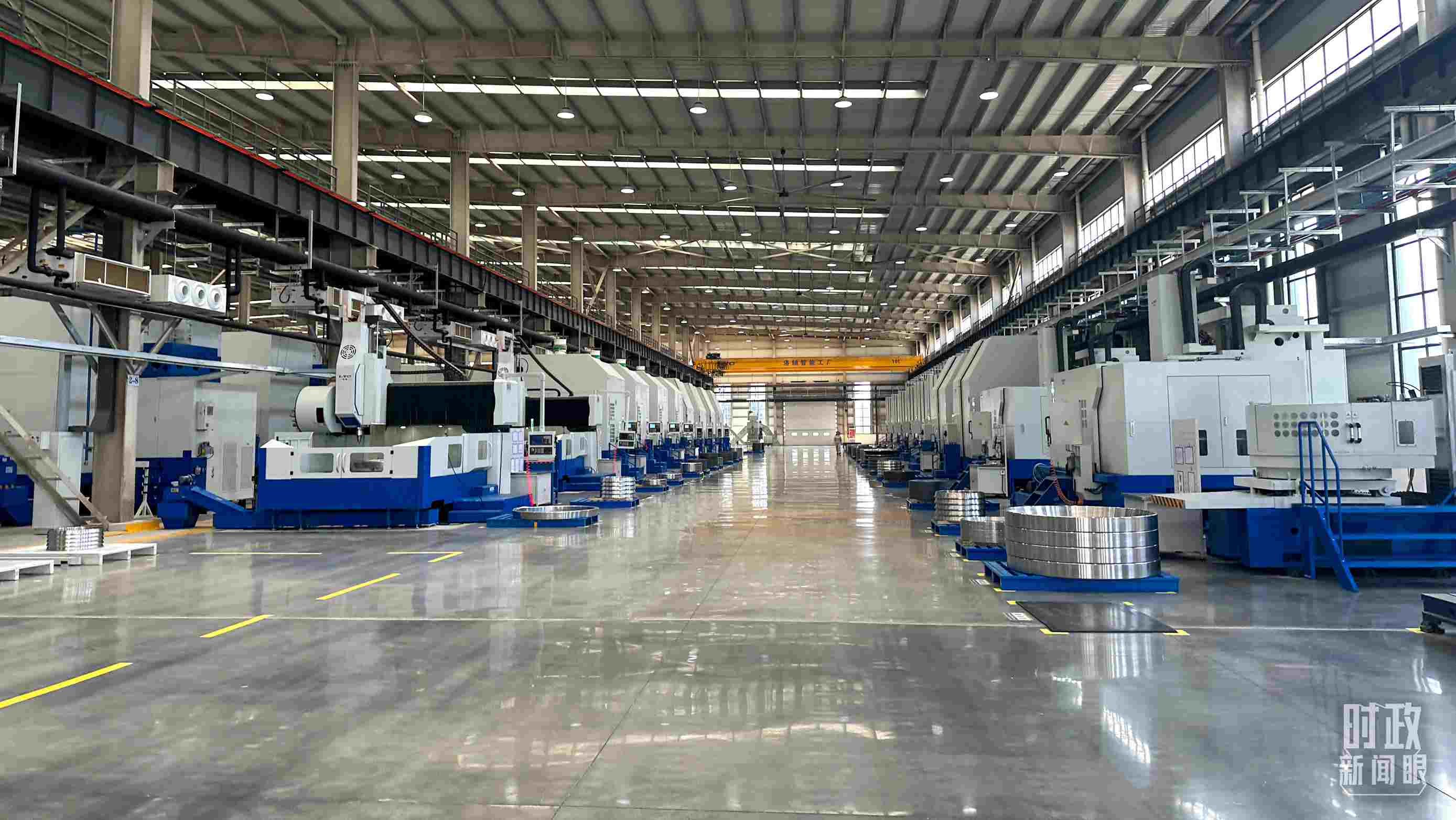 △洛軸智能工廠。（總臺央視記者趙化拍攝）