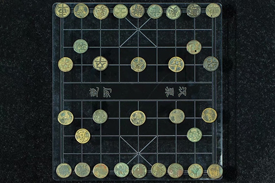 宋代中國銅象棋子。主辦方供圖