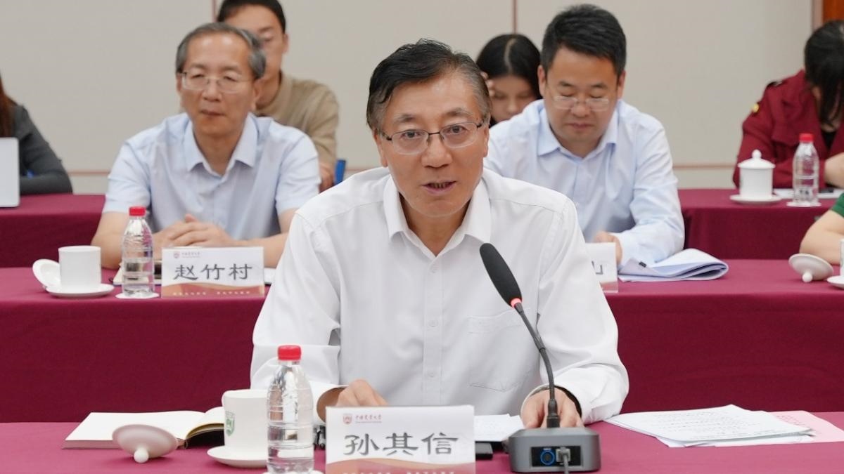 中國(guó)工程院院士、中國(guó)農(nóng)業(yè)大學(xué)校長(zhǎng)孫其信。校方供圖